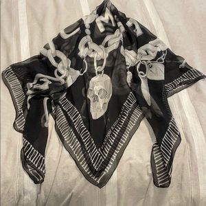 Alexander McQueen Silk Skull Scarf